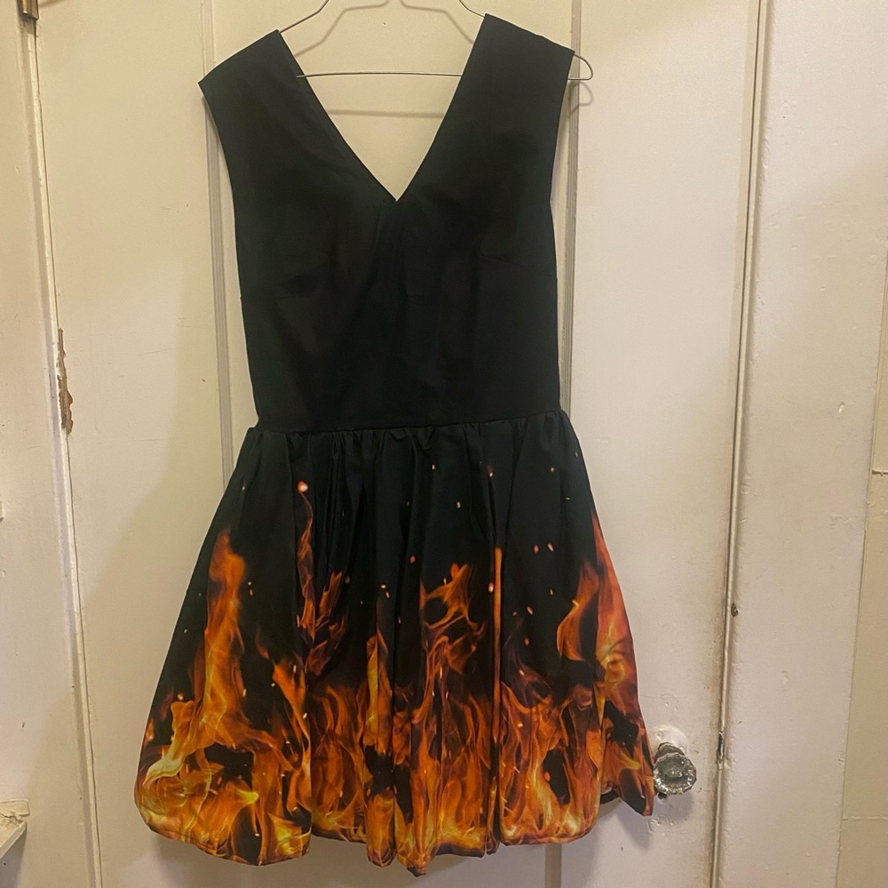 Witch Burning Inspired Dress